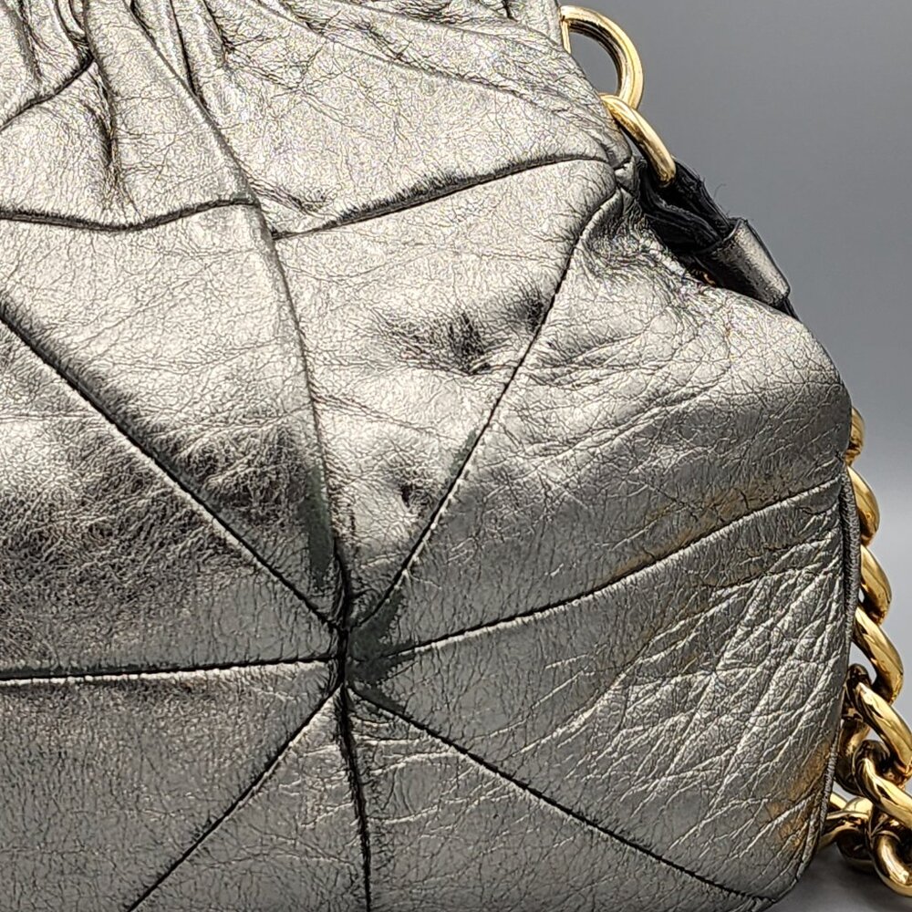 MARC JACOBS Collection Patchwork Metallic Leather… - image 9